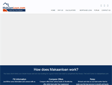 Tablet Screenshot of makaanloan.com